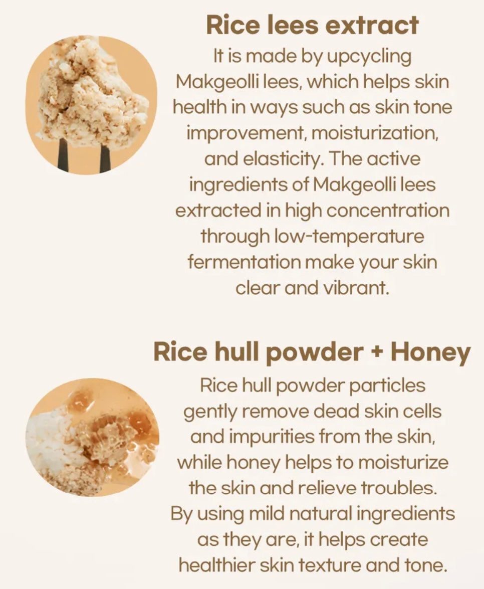 Ground Rice and Honey Glow Mask